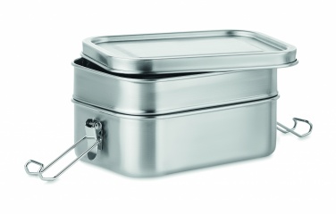 Logo trade promotional gifts image of: Stainless steel lunch box